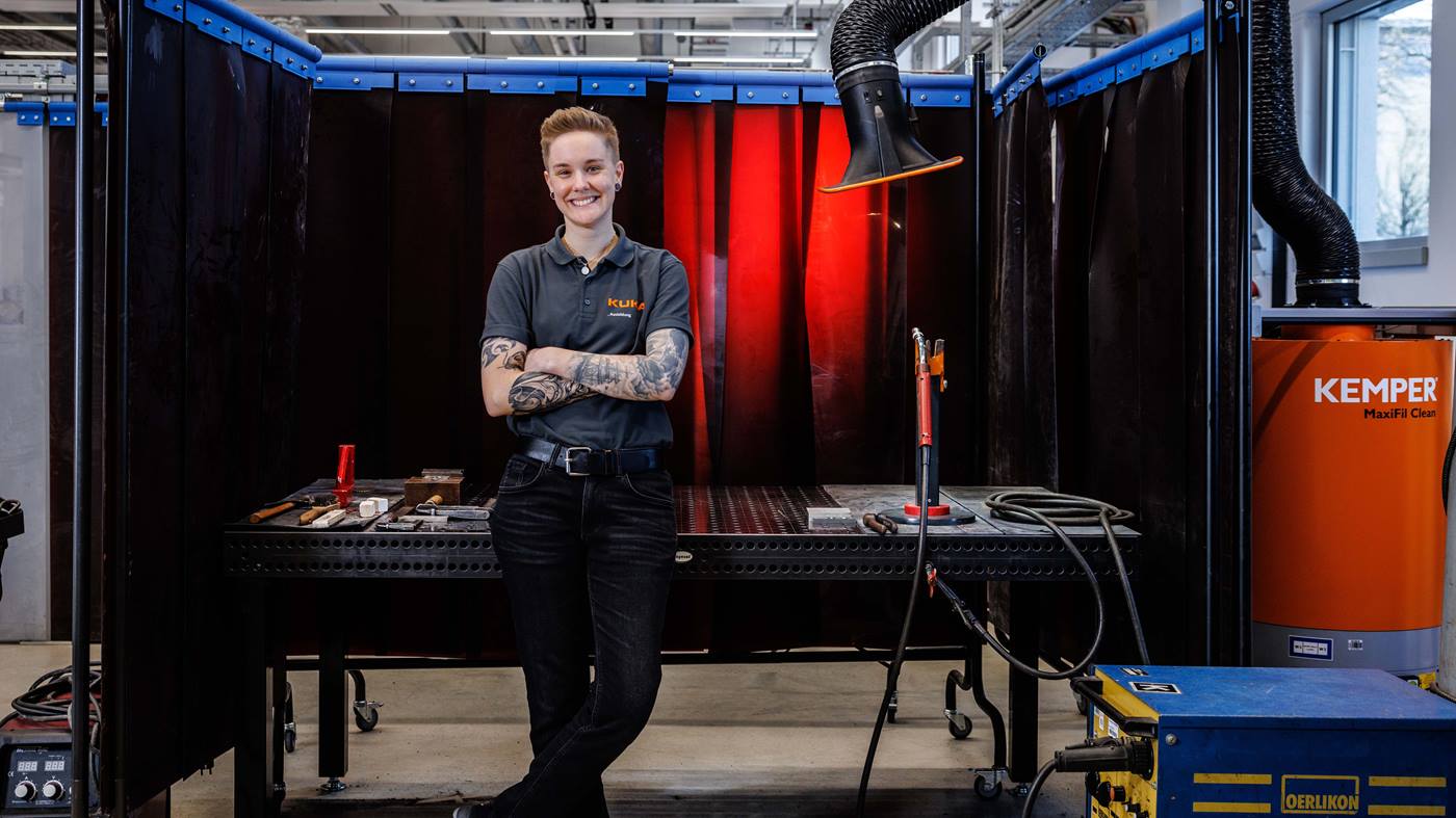 Bianca Czichy, Ausbilderin im Bereich Mechanik bei KUKA